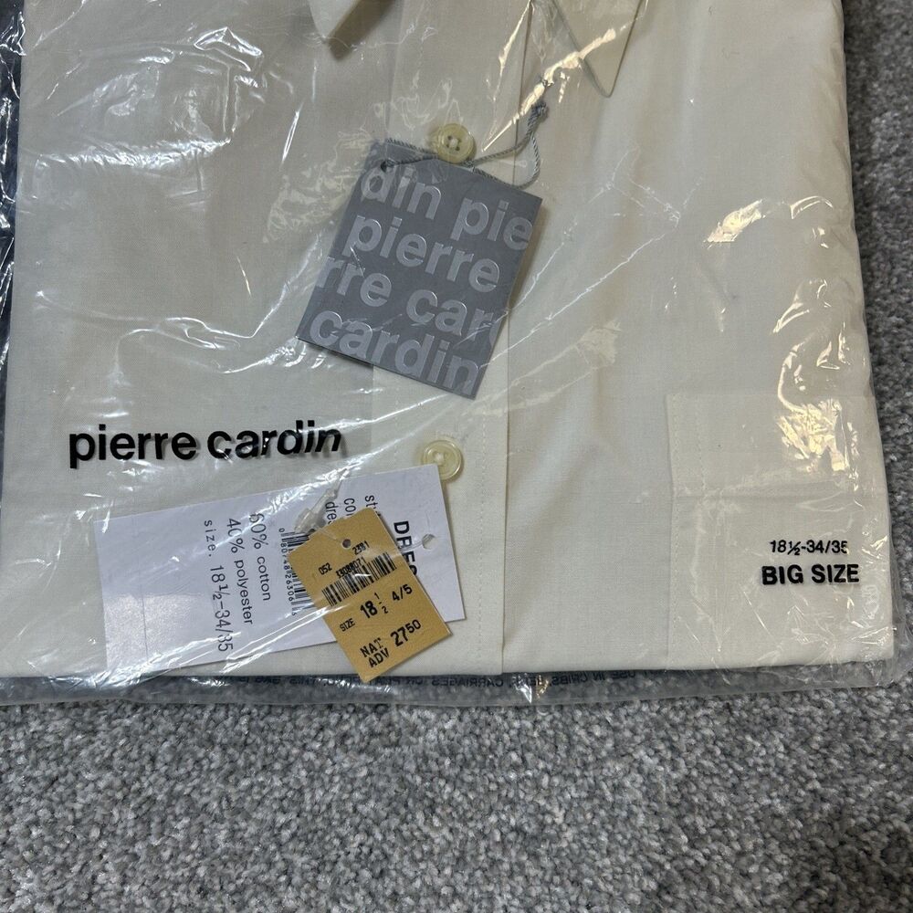 LOT - 3 Dress Shirts 18.5 Neck Oleg Cassini Pierre Cardin 34/35 Brigadier 36/37 - Picture 10 of 11